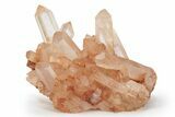 Tangerine Quartz Crystal Cluster - Madagascar #231355-1